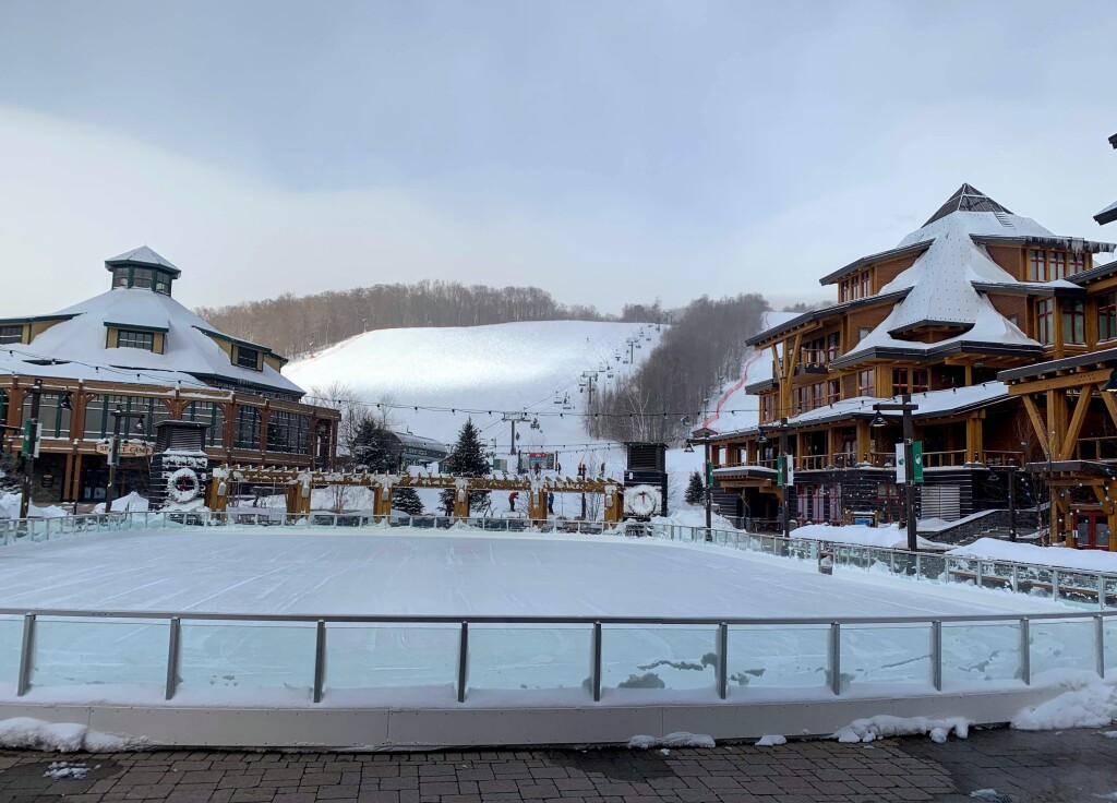 Spruce Peak village at Stowe