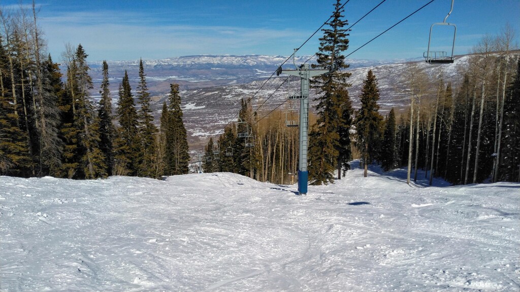 "Diversion" and the West-End lift at Powderhorn, February 2019
