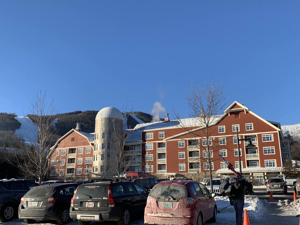 Mt. Lincoln village at Sugarbush, January 2019