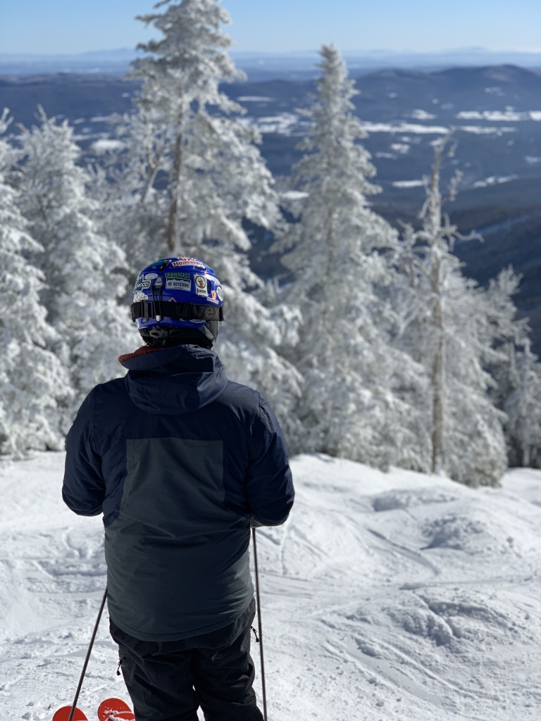 Checking out the views at Sugarbush, January 2019