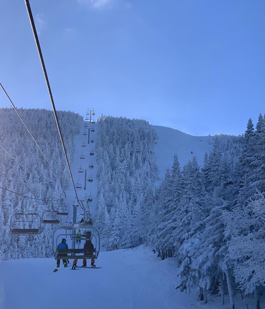 Summit Quad at Sugarbush, January 2019