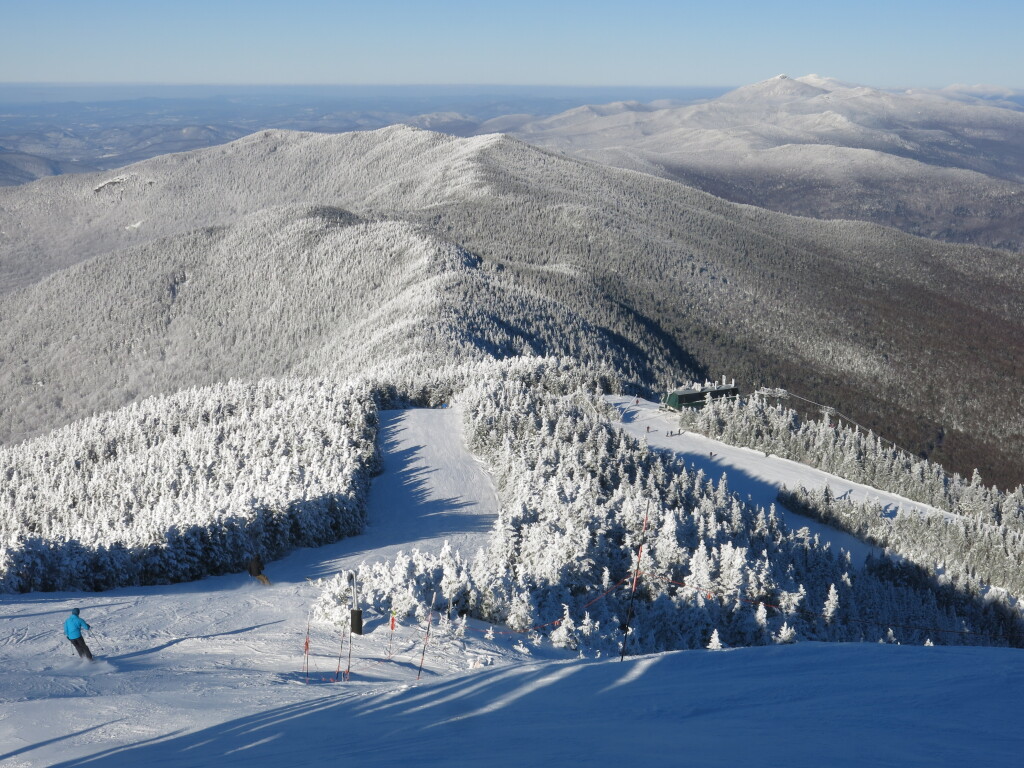 Views from the top of Mt. Ellen at Sugarbush, January 2019