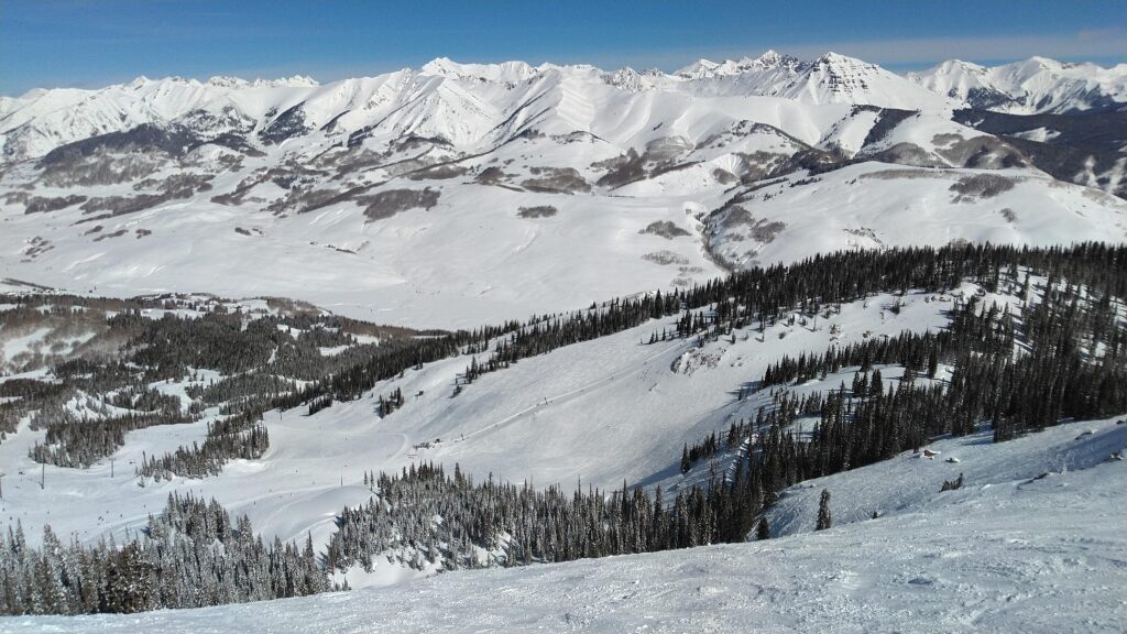 Top of Headwall at Crested Butte, March 2019