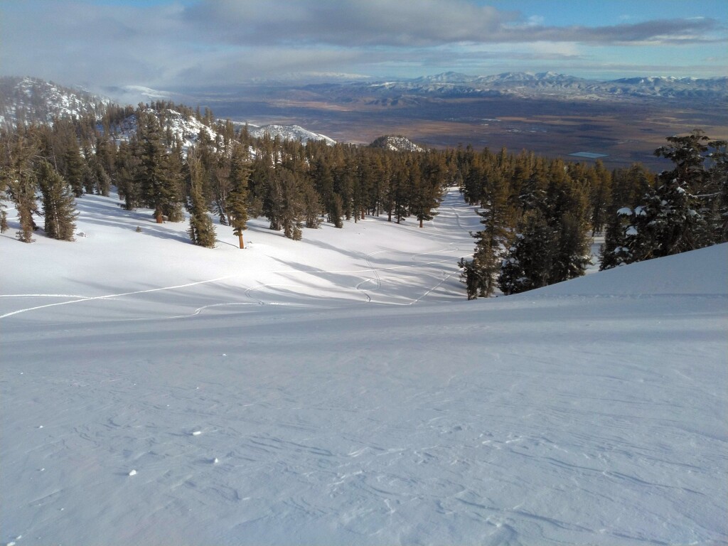 Filling in nicely at Heavenly, December 2019