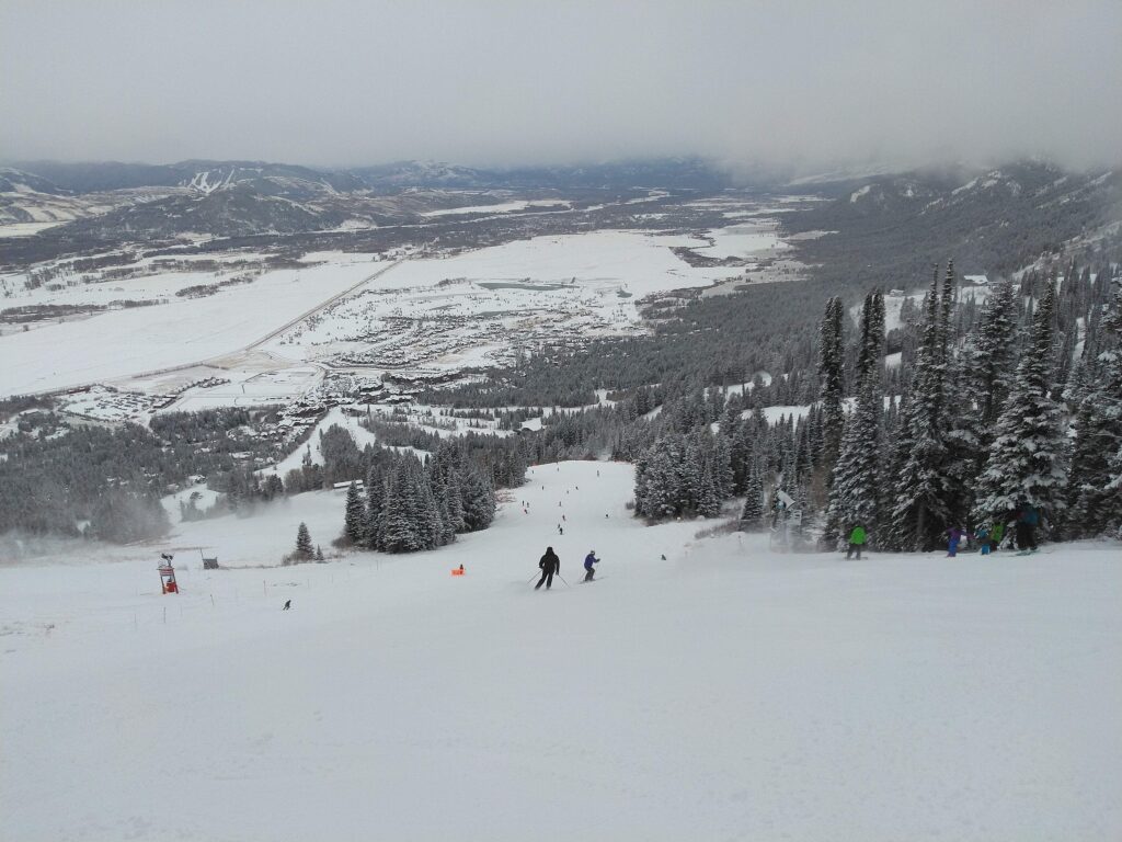 First day of the 19/20 season on Thanksgiving at Jackson Hole
