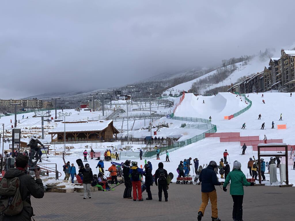 Gondola Square at Steamboat, December 2019