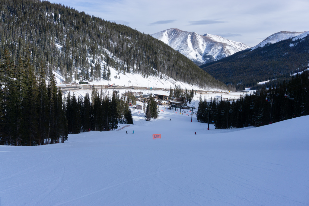 Loveland Basin base area, December 2019