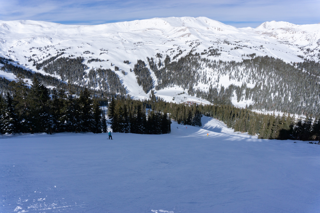 Views from top of Chet's Dream lift at Loveland, December 2019