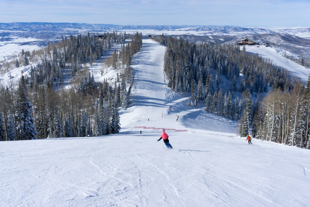 Fun groomers at Steamboat, December 2019