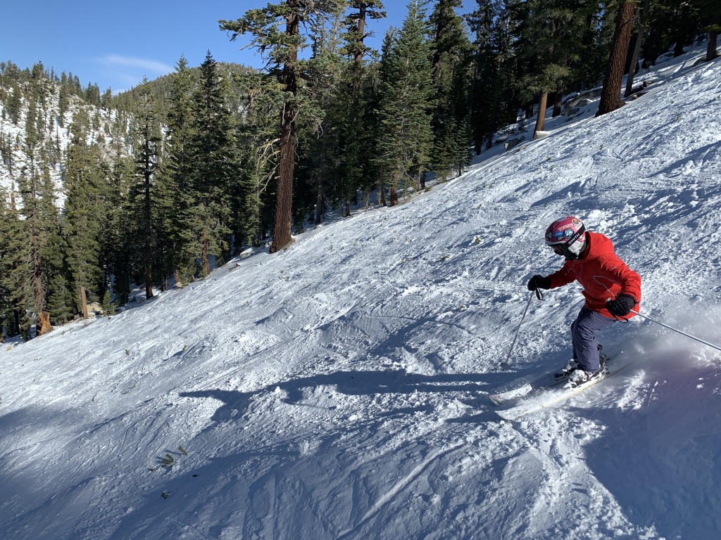 Heavenly bump skiing, November 2020