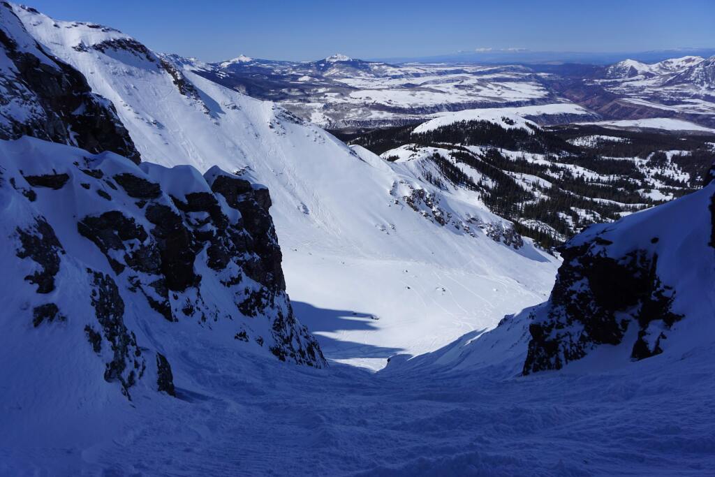Gold Hill Chute #9 at Telluride, March 2020