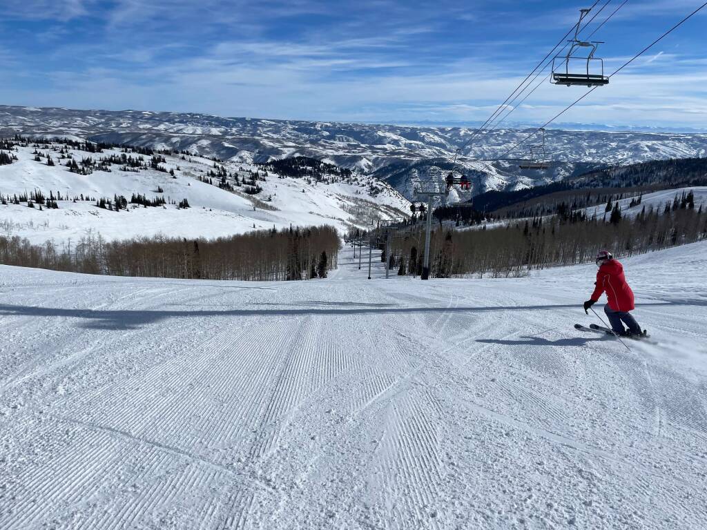 Mary's Bowl at Powder Mountain, January 2022