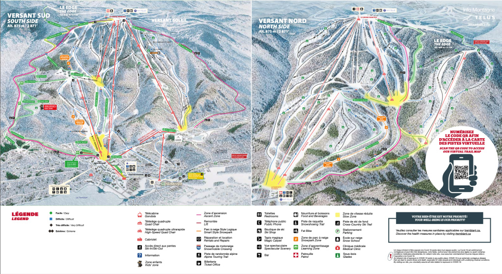 Mont Tremblant Trail Map 21/22