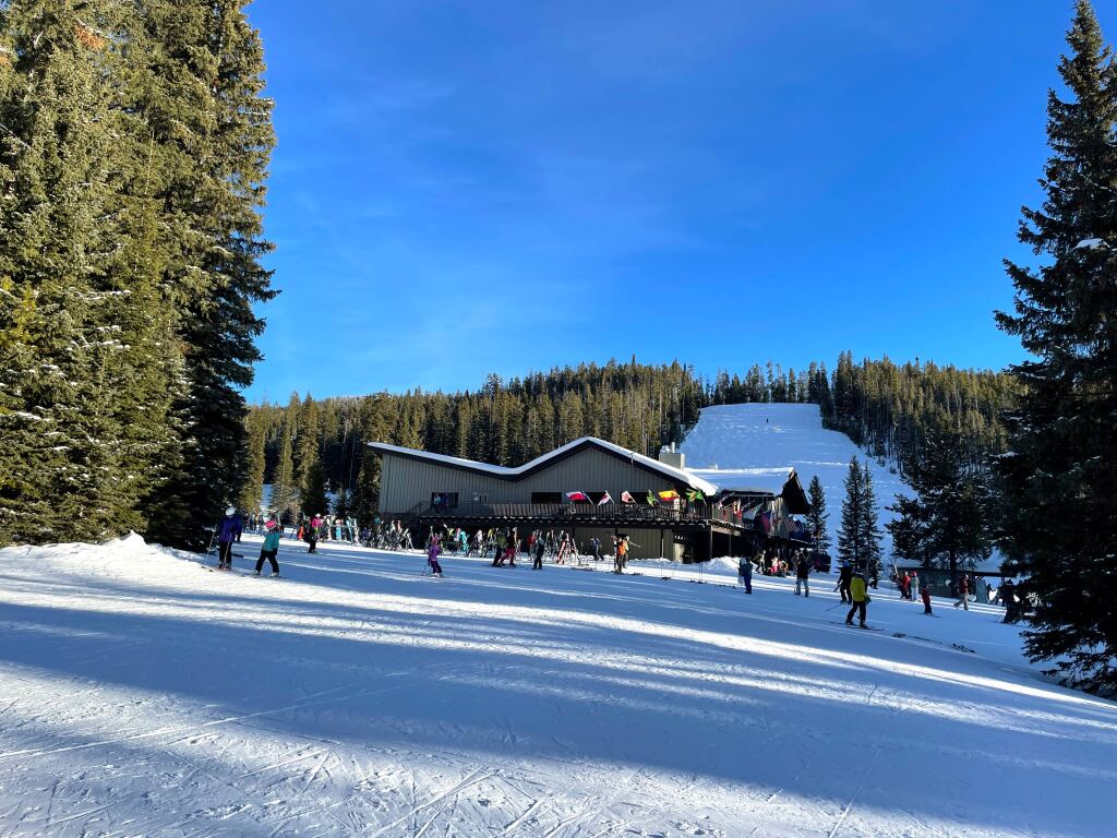 Base Lodge at Discovery, January 2022