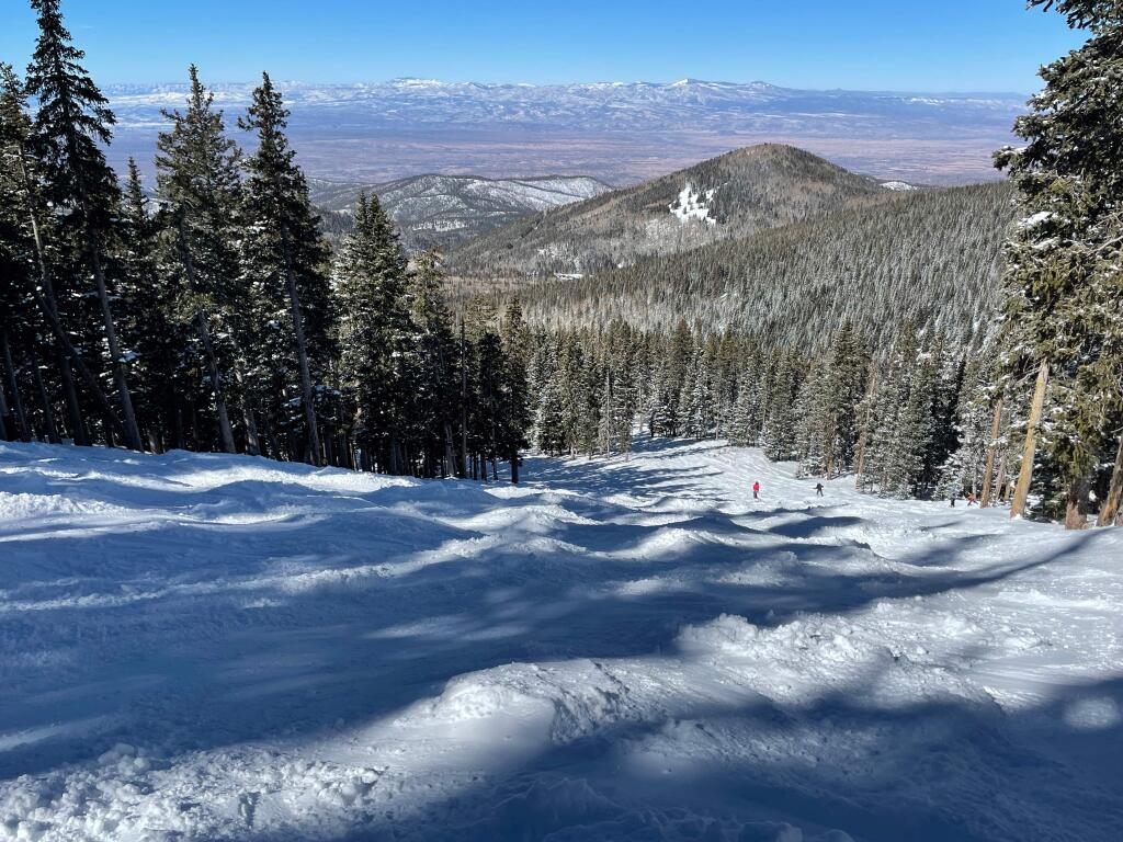 Enjoyable small bumps at Ski Santa Fe, February 2022