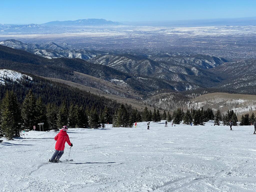 Great views at Ski Santa Fe, February 2022