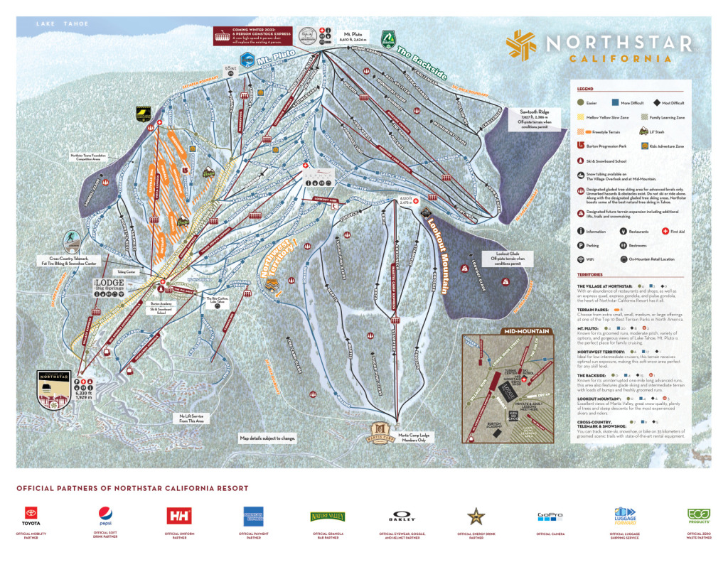 Northstar Trail Map 21/22