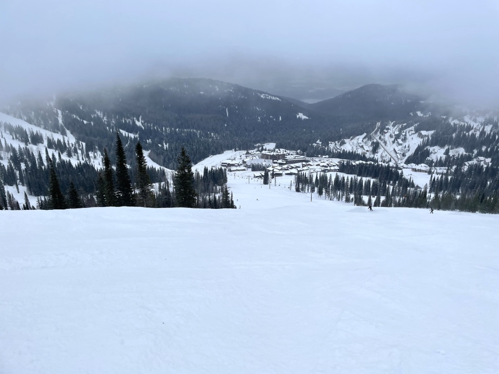 "Ridge Run" off the Basin Express at Schweitzer, January 2022