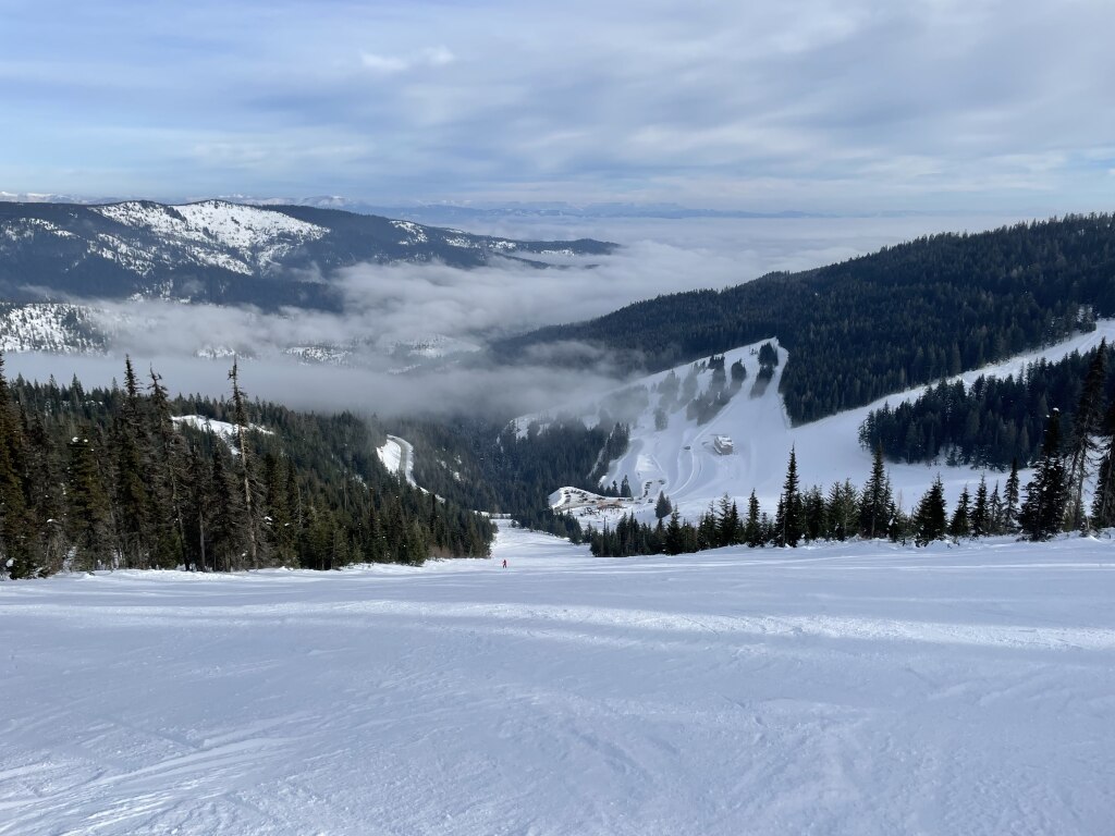 "Blastface" on the Sunrise Quad side of 49° North, January 2022