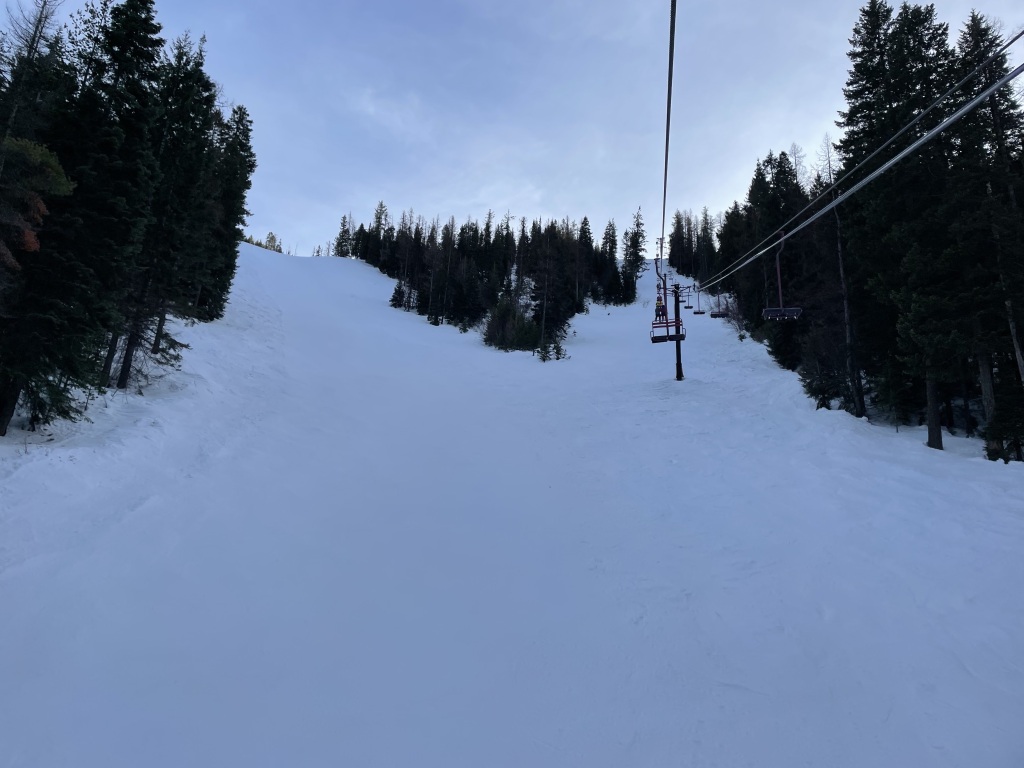 Jackass terrain at Silver Mountain, January 2022