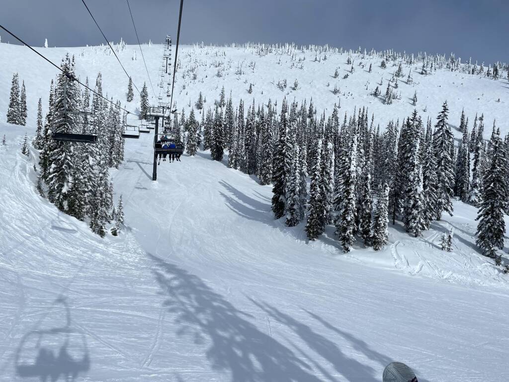 Big Mountain Express at Whitefish, January 2022
