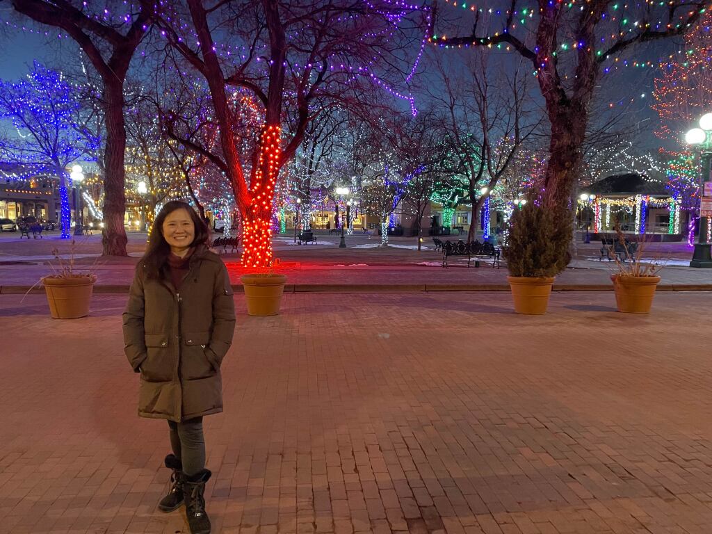 Santa Fe historic square, February 2022