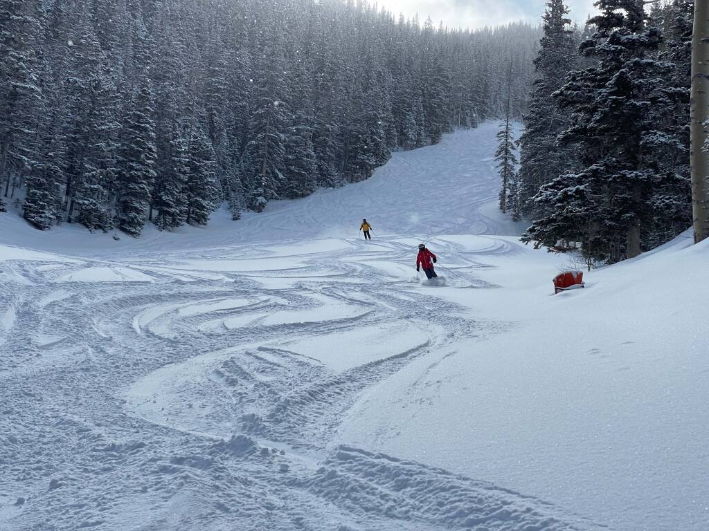 Powder on Powderhorn at Taos, February 2022