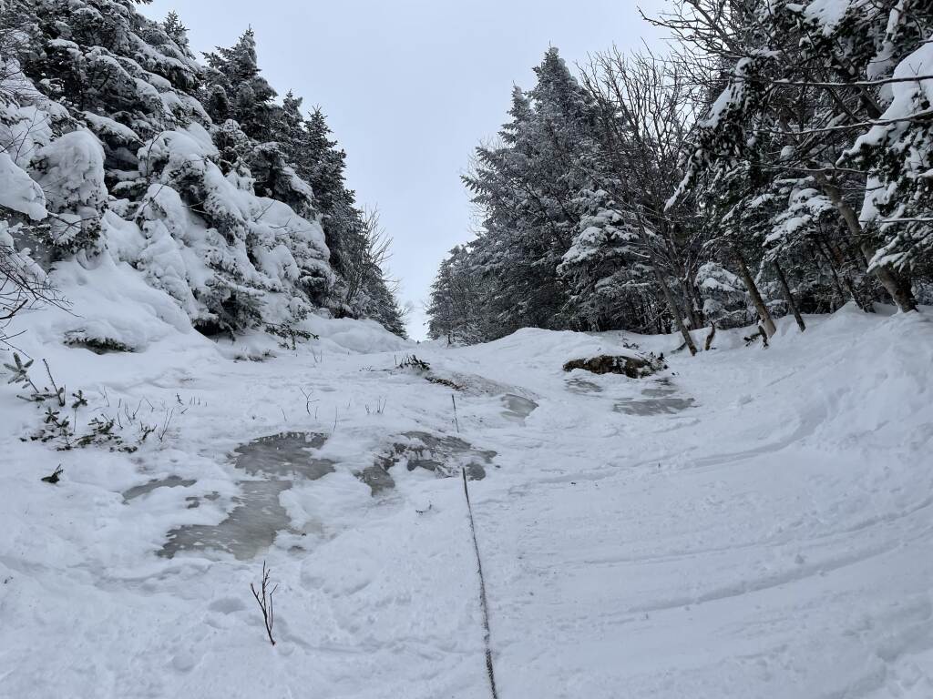 The unmarked Poma Line run at Pico, March 2023