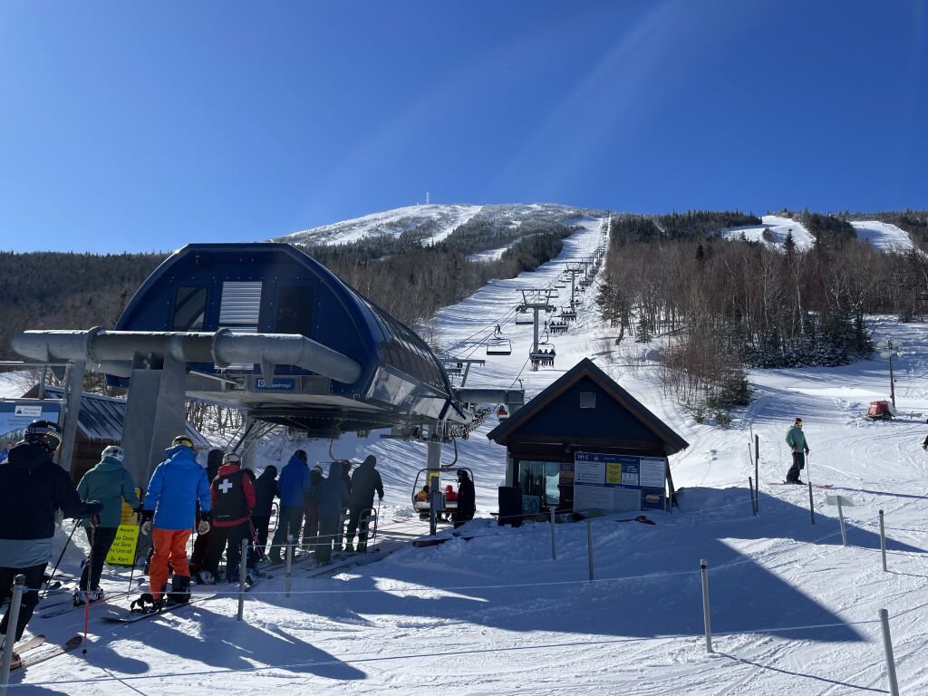 Skyline chair at Sugarloaf, March 2023