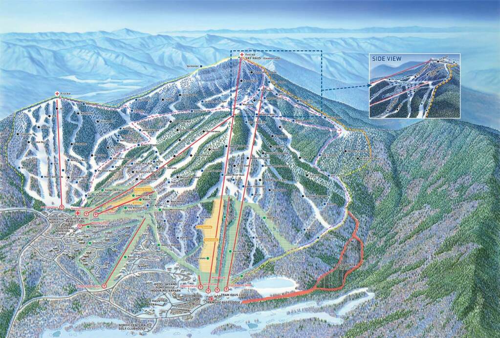 Jay Peak trail map 2003-2023
