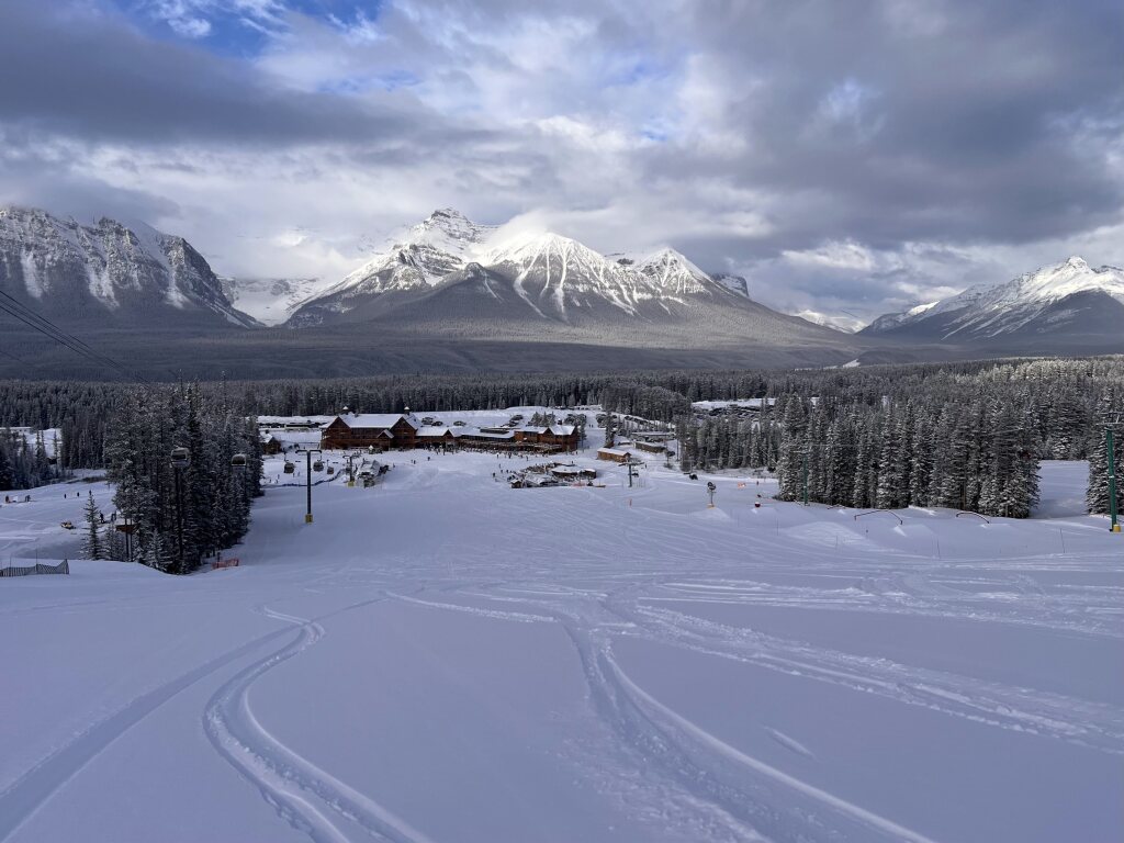 Another base area shot at Lake Louise, March 2024