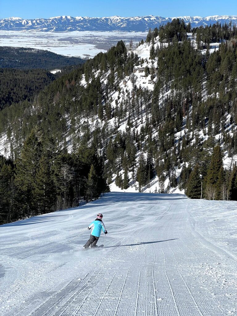 Perfect groomer at Grand Targhee: March 2025