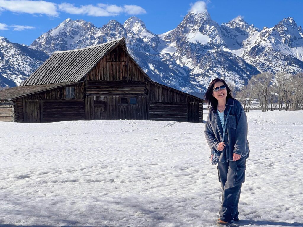 The most beautiful barn in the world: The T.A. Moulton barn in Grand Teton National Park, March 2025