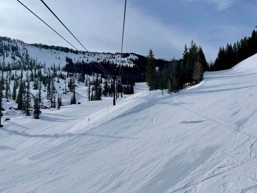 Chair 4 at Mission Ridge, March 2025