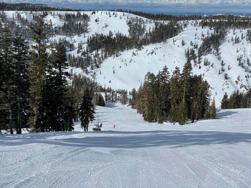 West side terrain at Bear Valley, March 2025