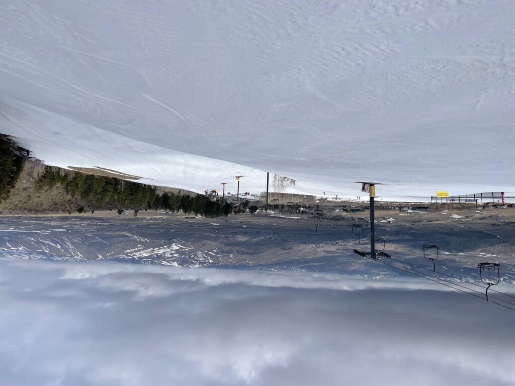 Beginner terrain on the Aspen lift at Pebble Creek - March 2025