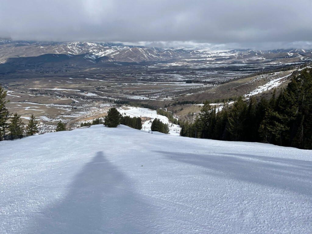 Intermediate terrain on the lower mountain at Pebble Creek - March 2025