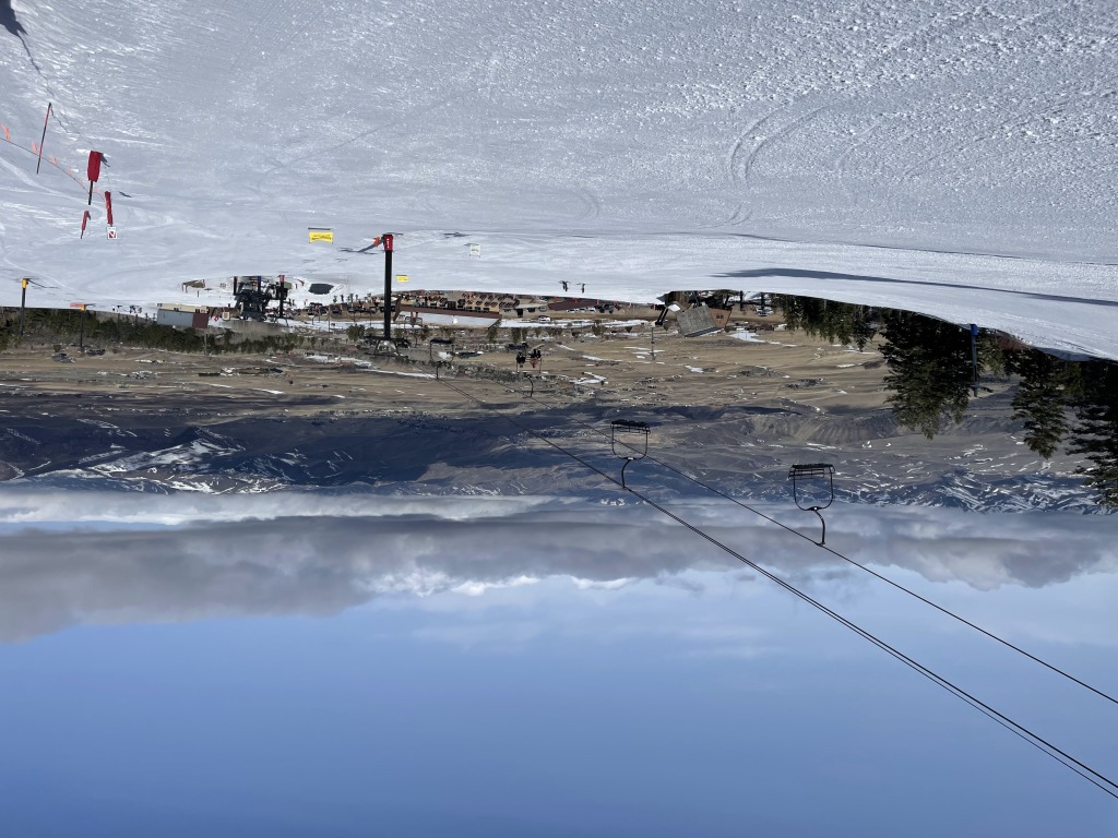 Base area at Pebble Creek - March 2025