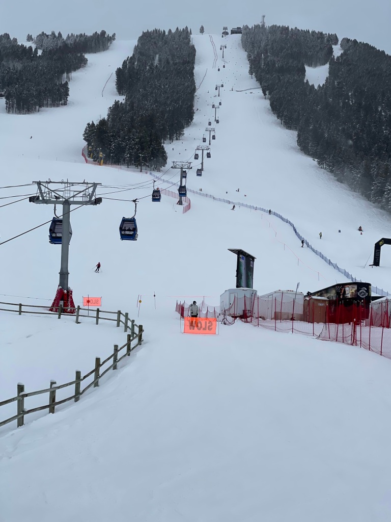 Base of the gondola at Snow King, March 2025