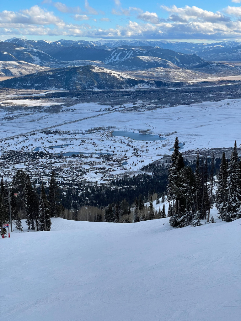 View of Snow King from Jackson Hole, December 2025
