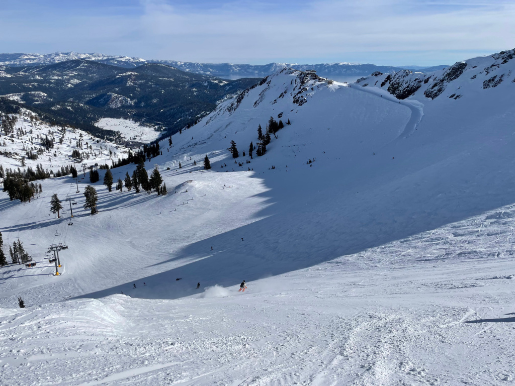 Siberia bowl at Palisades Tahoe, January 2026