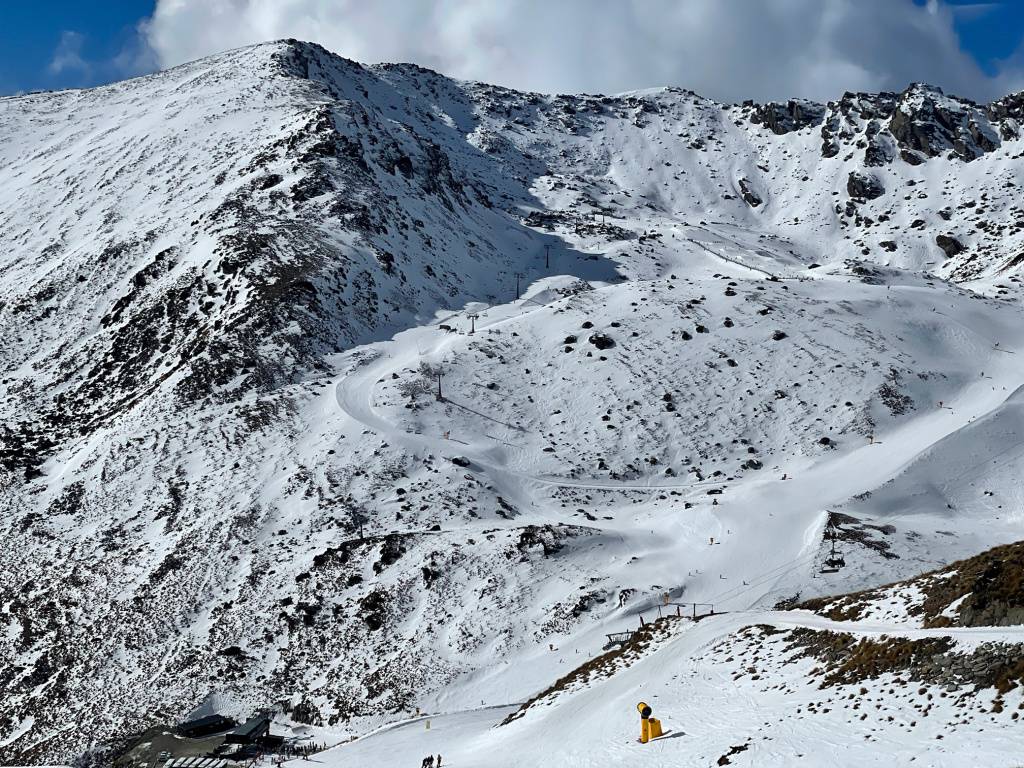 View of Sugarbowl at The Remarkables, August 2025