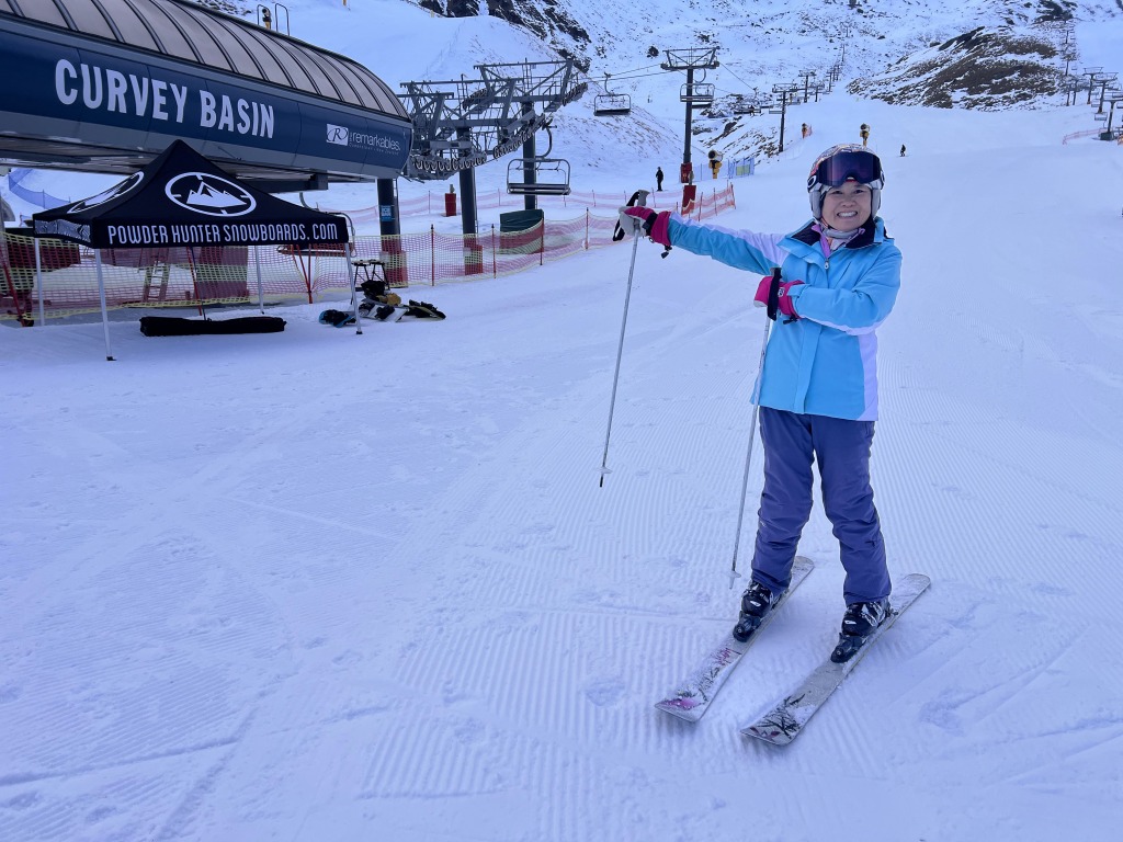 The Curvey Basin chair at The Remarkables New Zealand, August 2025
