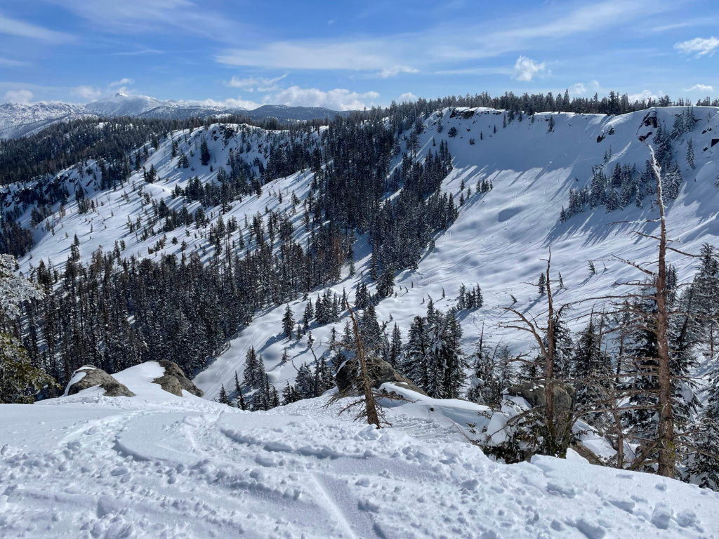 Huckleberry Canyon at Sierra at Tahoe, March 2023