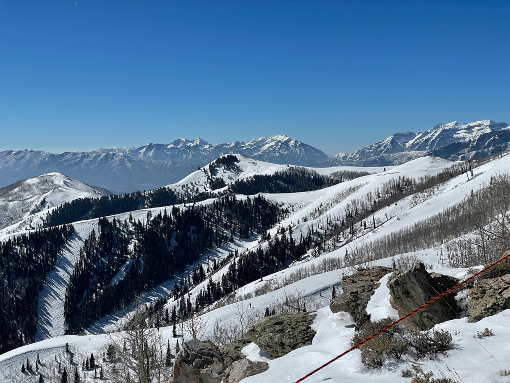 Upper Revelator's terrain at Deer Valley, March 2026