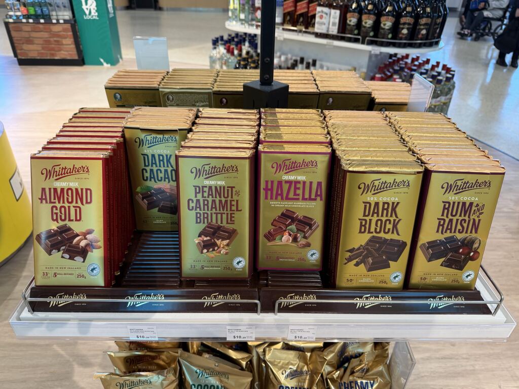 Whittakers - some of the best chocolate we ever had. Make sure to get some if you ever go to New Zealand.