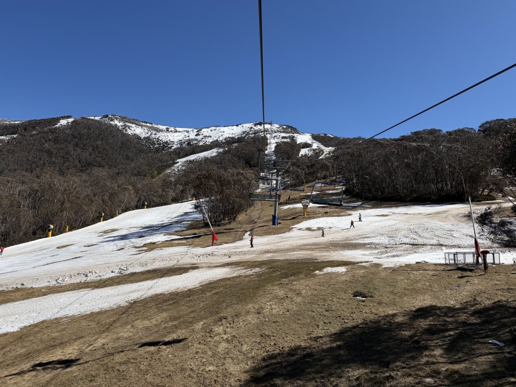 Mid mountain at Thredbo, August 2026