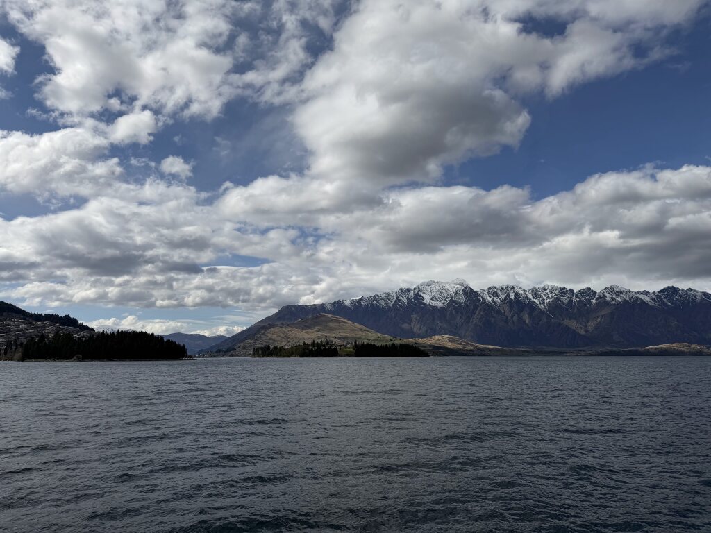Lake Wakatipu view from the TSS Earnslaw, September 2026